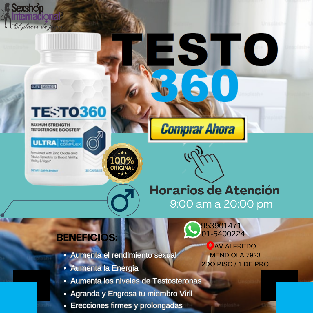 TESTO 360 POTENCIA NATURAL SEXSHOP LOS OLIVOS